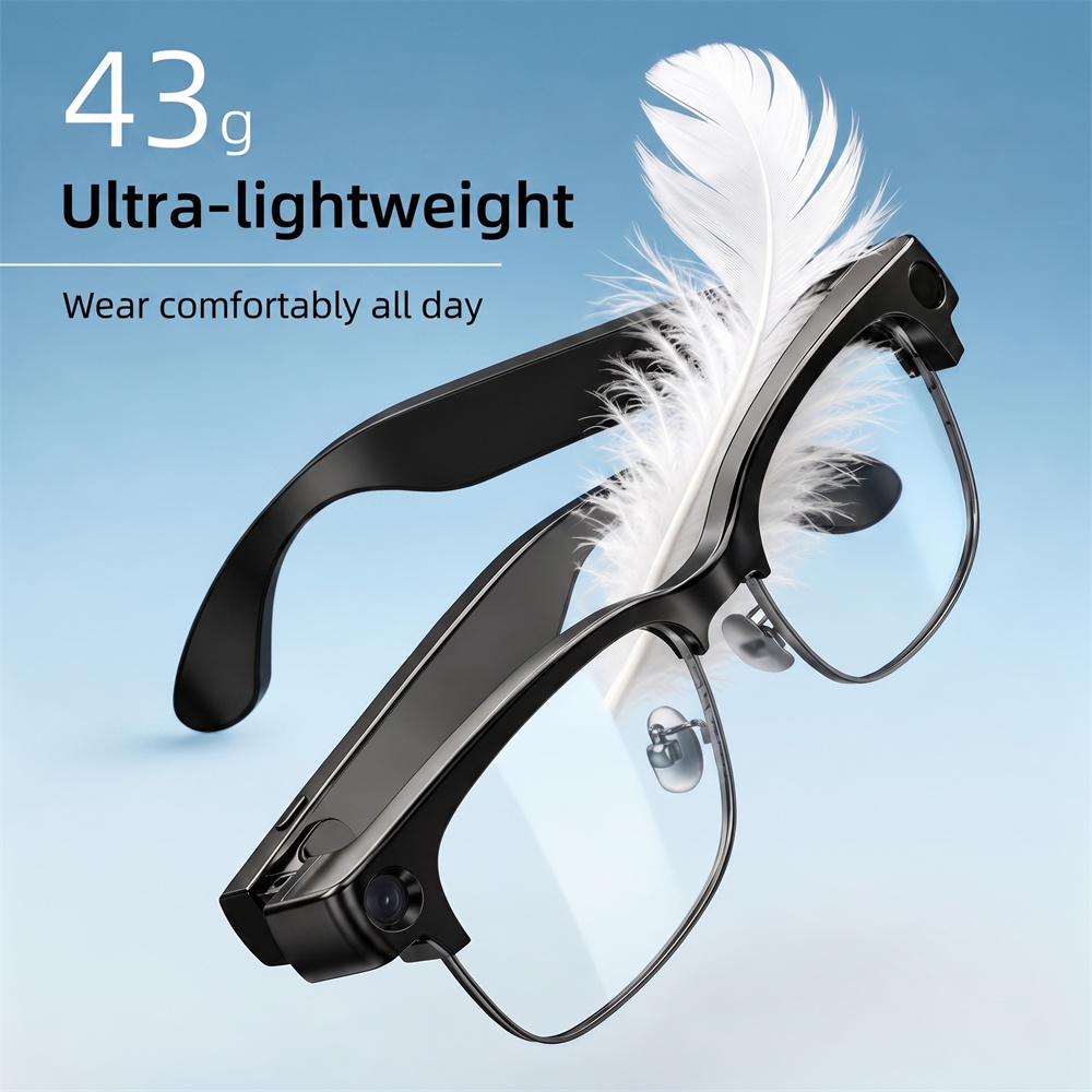 800W Camera Smart Glasses Men  - Video Gaming & Esports Usd Acc recension och pris