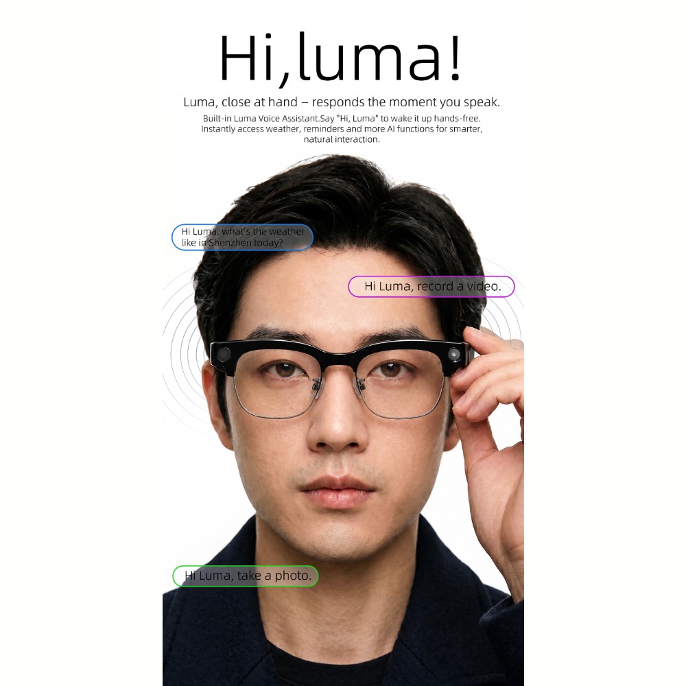 800W Camera Smart Glasses Men  - Video Gaming & Esports Usd Acc recension och pris