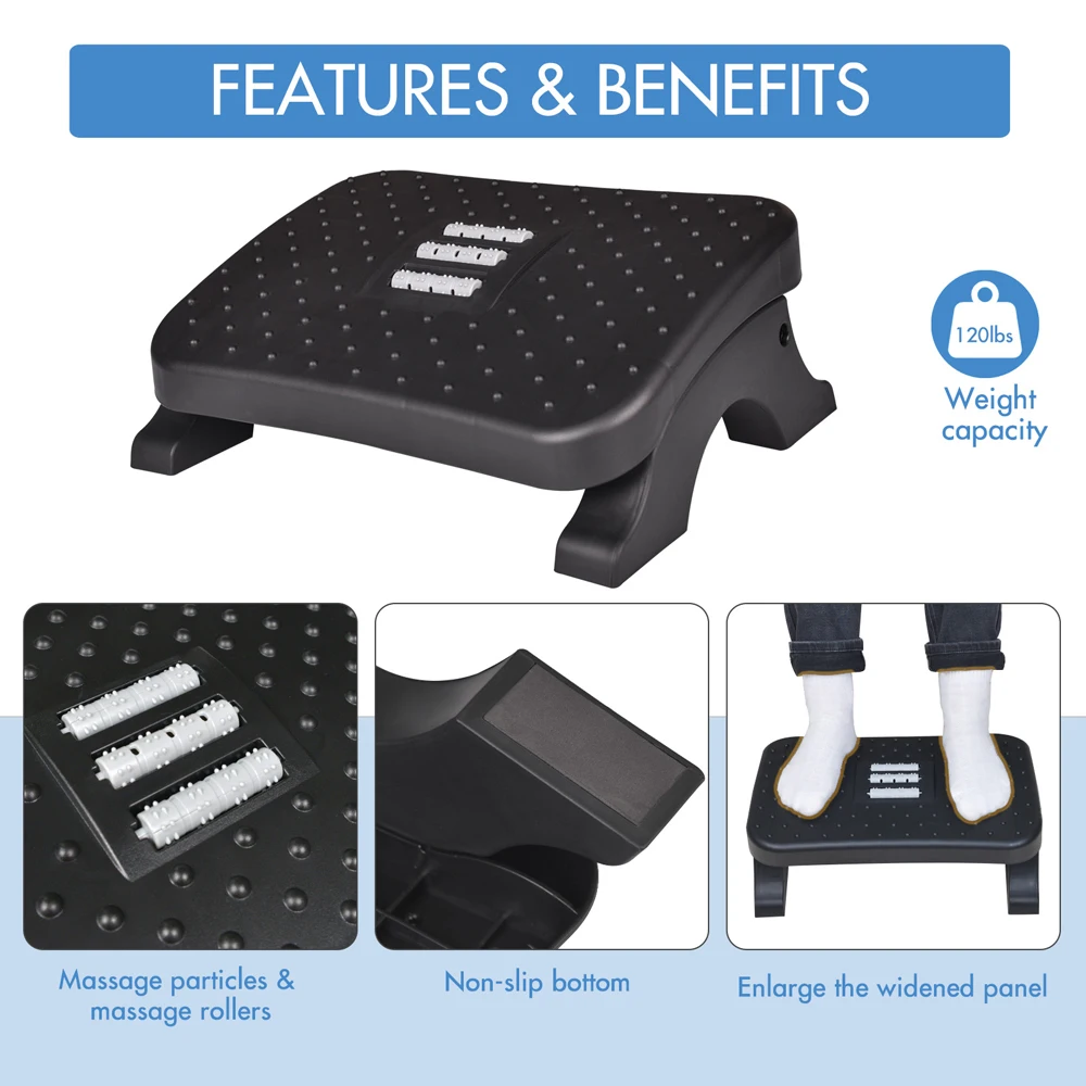 Ergonomic Under Desk Footrest  - Footrest Under Desk recension och pris