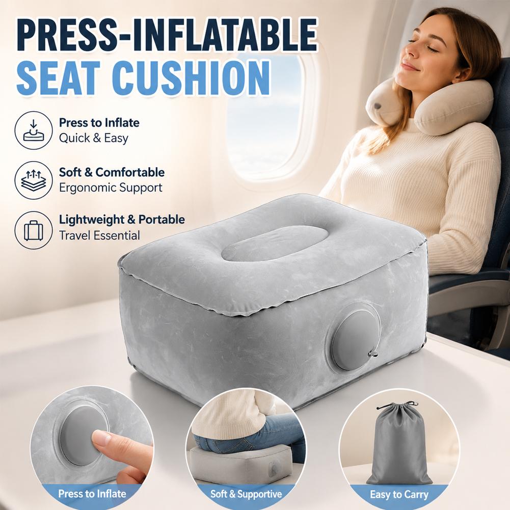 Press-to-Inflate Air Cushion P - Footrest Under Desk recension och pris